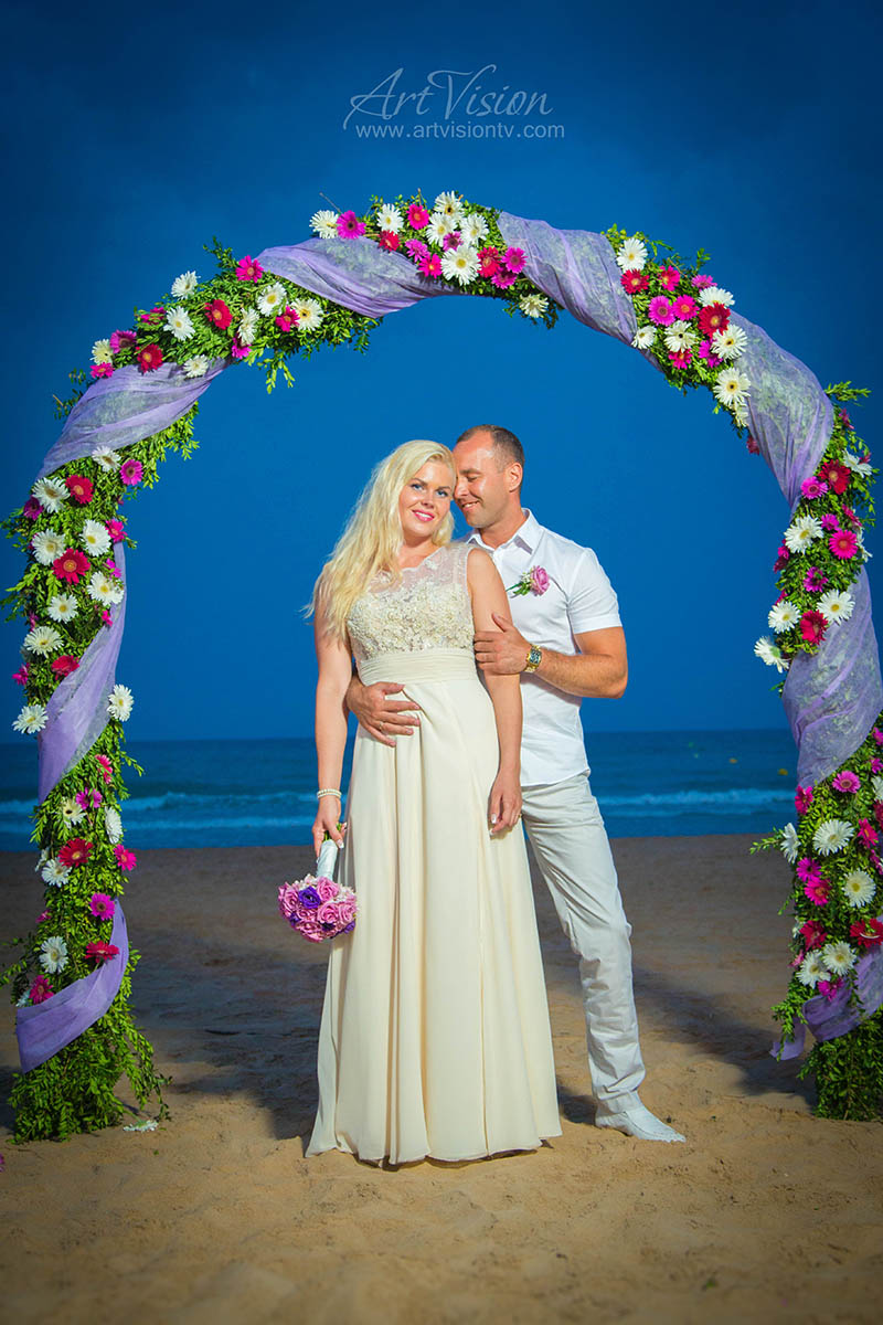 Свадебная церемония на пляже Испания