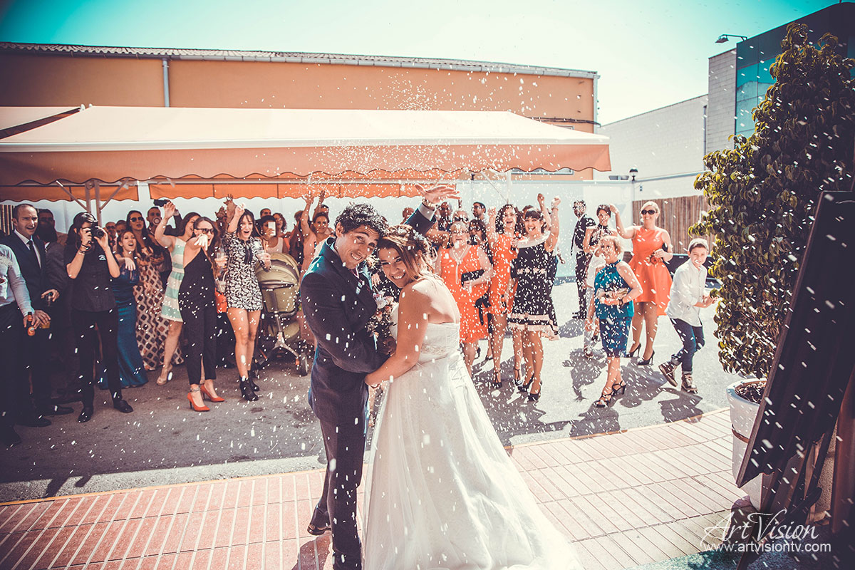 arroz en la boda fotografo artvision